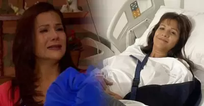 M�nica S�nchez sufre accidente