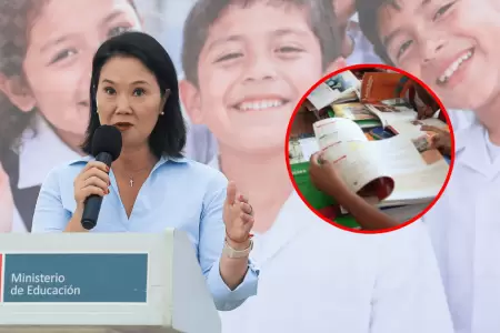 Keiko Fujimori anuncia revisi�n de textos escolares