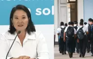 Keiko Fujimori sobre debate tras reglamento de disciplina en colegios: "Es irreversible"