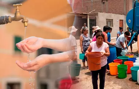 Corte de agua: cronograma de Sedapal.