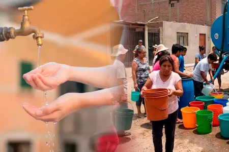 Corte de agua: cronograma de Sedapal.