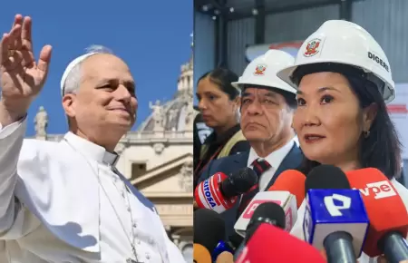 Keiko Fujimori se pronuncia por la llegada del papa Le�n XIV