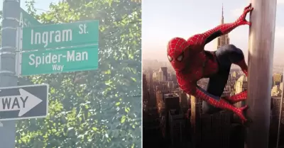 Nombran calle en honor a Spider-Man en Nueva York