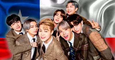 El septeto surcoreano BTS descansa en su actual paso por Chile