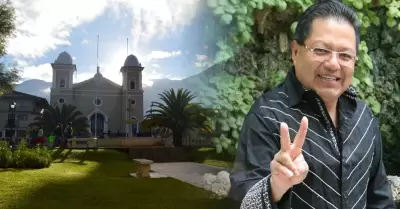 El artista hizo doble viaje.
