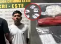 Golpe al hampa en La Libertad: cae joven de 19 a�os hallado con explosivos y stickers extorsivos