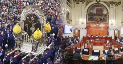 La venerada imagen recibi� un reconocimiento por el Parlamento Andino.