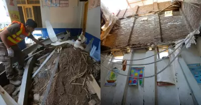 Derrumbe en escuela de Pakist�n deja al menos 27 ni�os y una profesora fallecida