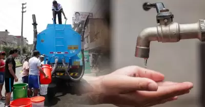 Programaci�n de corte de agua en Lima, seg�n Sedapal.