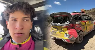 Hijo de Mar�a P�a Copello reaparece tras accidente
