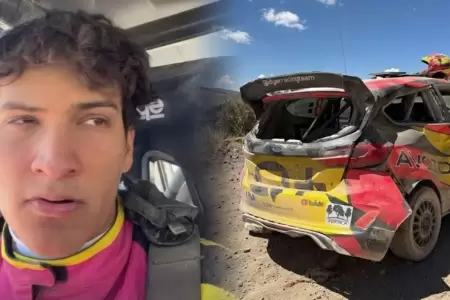 Hijo de Mar�a P�a Copello reaparece tras accidente