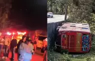 Accidente de bus que viajaba a Perú deja al menos cinco muertos y 64 heridos en la Panamericana