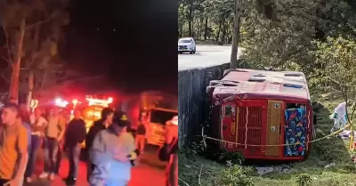 El accidente dej� cinco fallecidos.