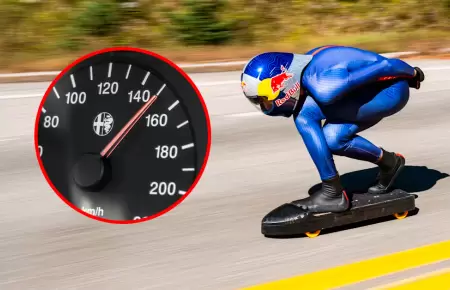 Joven deportista se prepar� por largo tiempo para alcanzar la marca.
