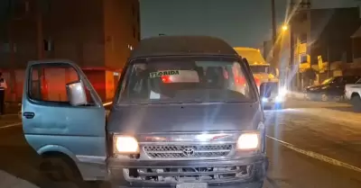 Asesinan a conductor de combi en plena ruta en Chosica