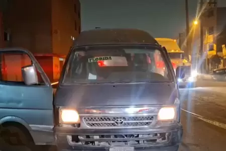 Asesinan a conductor de combi en plena ruta en Chosica