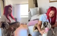 �Lo hizo otra vez! Deysi Araujo est� criando una cabra en su departamento de San Isidro: �qu� dir�n sus vecinos?