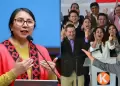Ruth Luque responsabiliza al Fujimorismo por tensi�n en el Senado: "Pretende utilizar la mitad del Senado para imponer un nuevo texto"