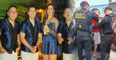 Cantante de Los Villacorta atropella a extranjero