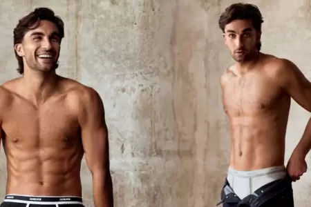 Ferran Torres posa para marca de ropa interior