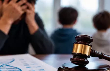 Descubri� que sus dos hijos eran de su primo.