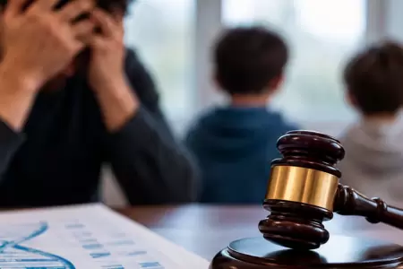 Descubri� que sus dos hijos eran de su primo.