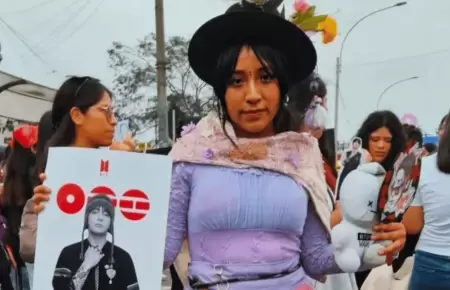 Army huancavelicana cumple su sue�o de ser cantante folcl�rica