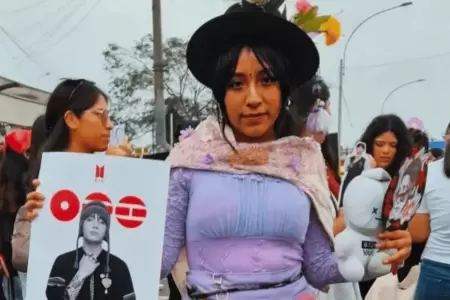 Army huancavelicana cumple su sue�o de ser cantante folcl�rica