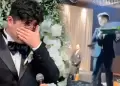 �En plena boda! Novio rompe en llanto con INESPERADO regalo de su pareja valorizado en 12 mil d�lares