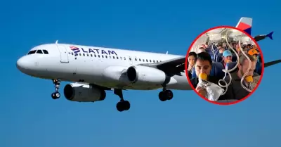 LATAM comunica problemas un un vualo.