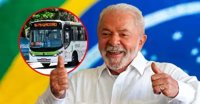 Lula promete subsidios para el transporte p�blico.
