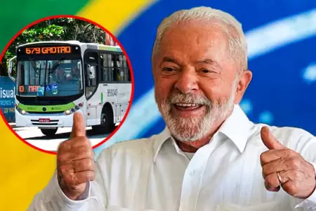 Lula promete subsidios para el transporte p�blico.