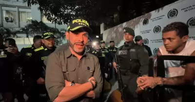 El mandatario confront� al delincuente.