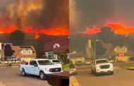 EE.UU.: incendio forestal consume 188 hect�reas y obliga a la evacuaci�n de miles de personas en el sur de California