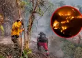 Incendios forestales en R�o Tambo ya han destruido 11 viviendas y arrasado 120 hect�reas de cultivo de cacao