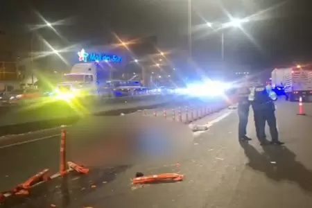 Motociclista muere en tr�gico accidente frente al Mall del Sur