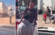 Hombre se arrastra en plena calle para pedirle a su esposa que no lo deje: escena se vuelve viral