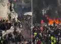 Saqueos, incendios y disturbios en Francia: 400 detenidos por protestas estudiantiles y por el aumento del costo de vida