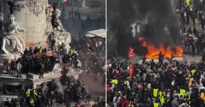 Protesas en Francia dejan al menos 400 detenidos