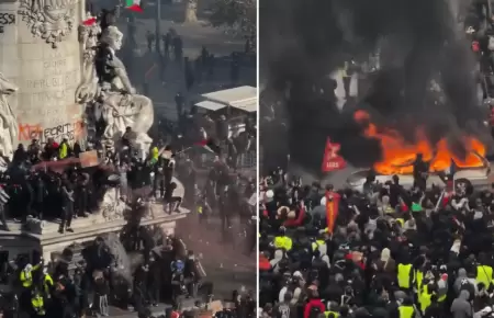 Protesas en Francia dejan al menos 400 detenidos