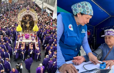EsSalud desplegar� ambulancias y puestos m�dicos por el Se�or de los Milagros