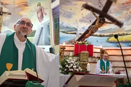 Sacerdote fallece tras caerle una cruz encima