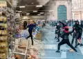 Italia: segundo d�a de protestas acaban en disturbios saqueos a negocios en la ciudad de Mil�n