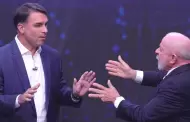 Brasil: Lula da Silva y Flávio Bolsonaro chocan en el primer debate presidencial rumbo al balotaje