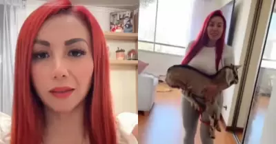 Deysi Araujo devolver� la cabra que ten�a en su departamento