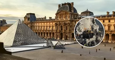 Museo de Louvre cerr� tras bloqueo de su acceso por manifestaciones
