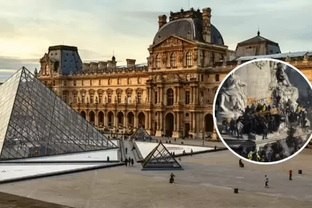 Museo de Louvre cerr� tras bloqueo de su acceso por manifestaciones