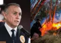 Incencios forestales en Per� han dejado 12 personas fallecidas hasta el momento, reporta Indeci