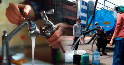 Corte de agua en Lima: programaci�n de Sedapal.