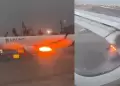 Ala de avi�n de LATAM se incendia antes de partir a Piura desde el aeropuerto Jorge Ch�vez: esto se sabe
